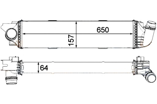 8ML 376 - ИНТЕРКУЛЕР HELLA OPEL VIVARO COMBI 1.6 CDTI