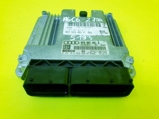 0281012559 4F0907401B - Эбу компьютера контроллер двигателя audi a6 c6 2.7 tdi