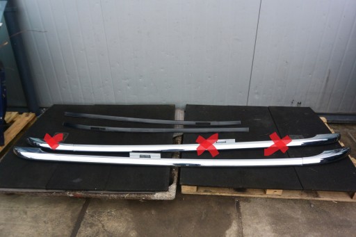 A1646903380 A1646903480 - KPL хром Mercedes GL X164 подъемные рейлинги