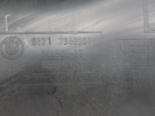 BMW G11 G12 mudguard front left 7340201