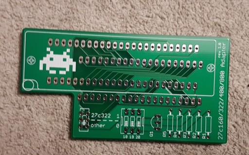 DIP42 EPROM M27C160 pcb Adapter 21V TL866 II Amiga