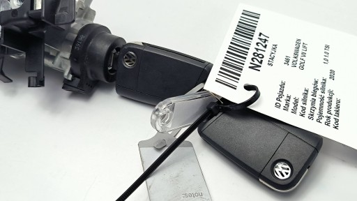 accensione chiave 1K0905851D VOLKSWAGEN GOLF VII LIFT