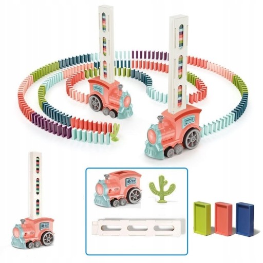 ЗАЛІЗНИЧНИЙ ПОЇЗД ЛОКОМОТИВ, СКЛАДАНИЙ БЛОКАМИ ДОМІНО