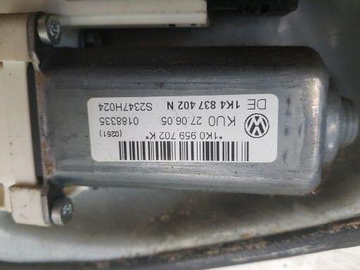ELE mechanism windows right front VOLKSWAGEN GOLF 5 1K4837402N 1K0959792G