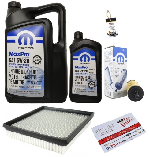MOPAR 5W20 + ФИЛЬТРЫ DODGE AVENGER 3.6 14-15