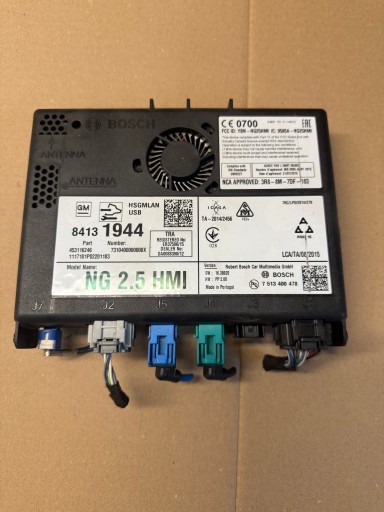 Opel astra k v радиоконтроллер навигационный модуль 84131944