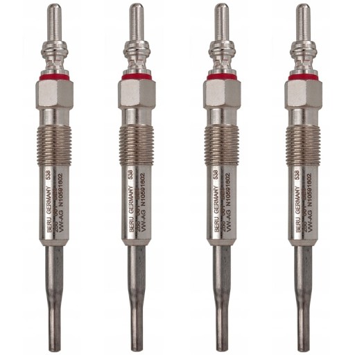 GE100 - 4X Свічка розжарювання VW PASSAT B6 1.9 TDI BKC BLS BXE