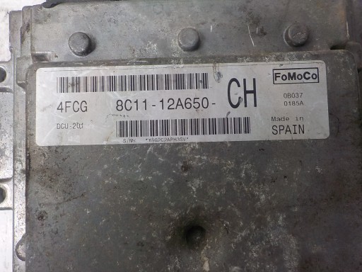 FORD computer Centralina 8C11-12A650-CH 4FCG DCU-201