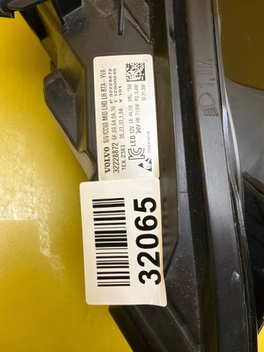 light left Volvo S60 V60 18-22 Mid Led 32228872