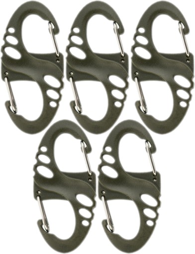 Двосторонній карабін M-Tac S-Hook зелений