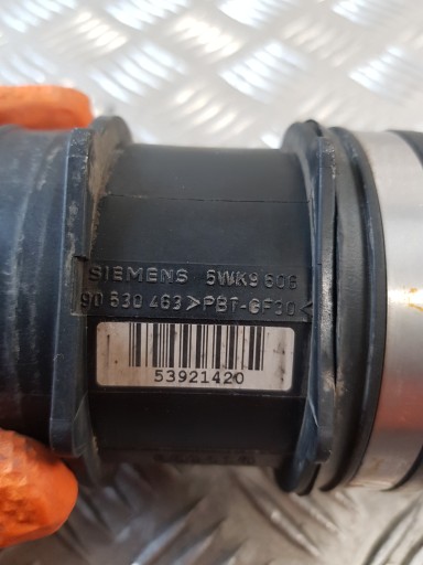 flow meter 90530463 + air hose 90536285 OPEL ASTRA G 1.8
