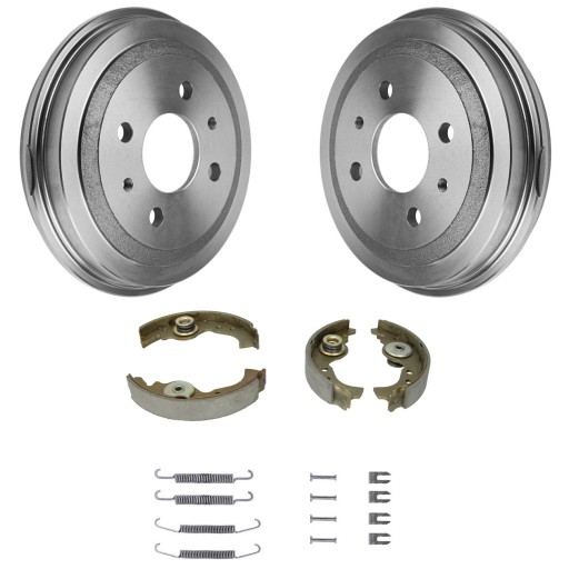 БАРАБАНЫ ТОРМОЗНЫЕ КОМПЛЕКТ МОНТАЖ. PANDA UNO FIORINO