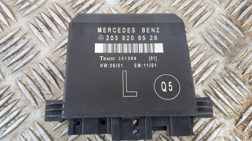 MERCEDES W203 module door left rear part 2038206526