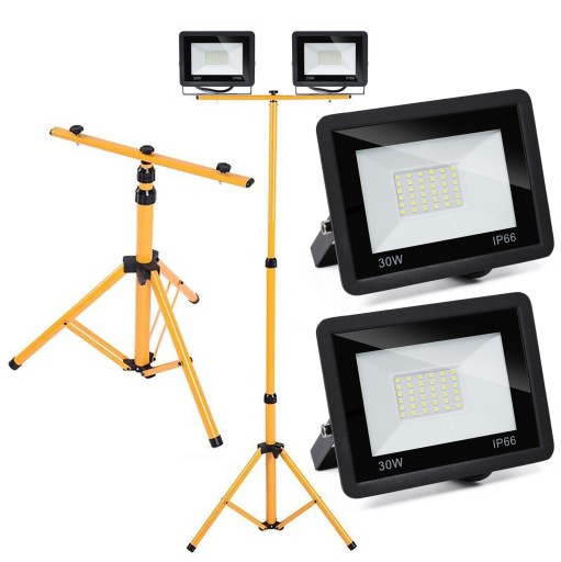 2X светодиодный прожектор 30 Вт галогенная лампа 60 Вт + штатив