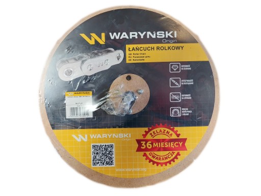 W-L10A1-2.5M - Роликовая цепь WARYNSKI 10A-1 A50 2,5 м + звено
