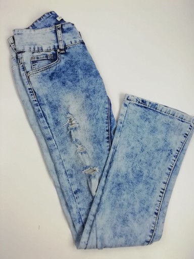 Spodnie jeans dziury szwedy rozmiar 38