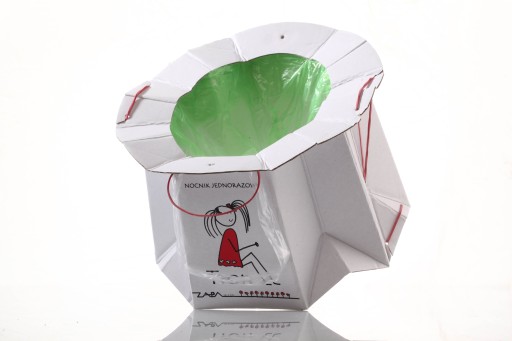 Одноразовий горщик Трон білий