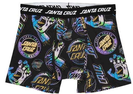 Boxerky Santa Cruz Holo Boxer Brief - Black