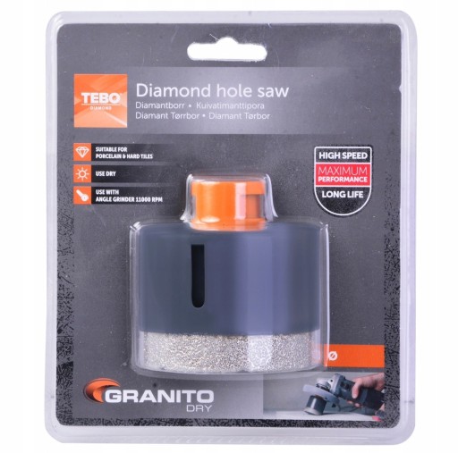 АЛМАЗНАЯ КОРОНОЧНАЯ ПИЛА TEBO 75MM M14