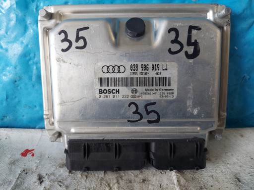 A4 B6 1.9 TDI 038906019LJ unité de commande électronique uce moteur