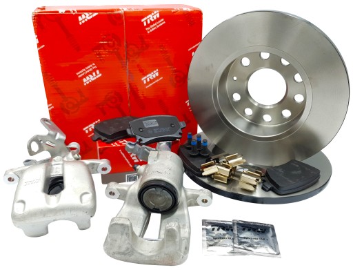 ДИСКИ КОЛОДКИ СУППОРТЫ ЗАДНЯЯ SKODA OCTAVIA II 2.0 TDI