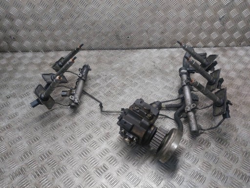 Einspritzpumpe + Einspritzdüse + Leiste Schutzleiste KOMPLET AUDI A6 C6 2.7 TDI