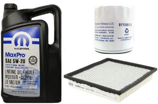 MOPAR 5W20 5L + ГОРОДСКОЙ ФИЛЬТР 3.8 07-10