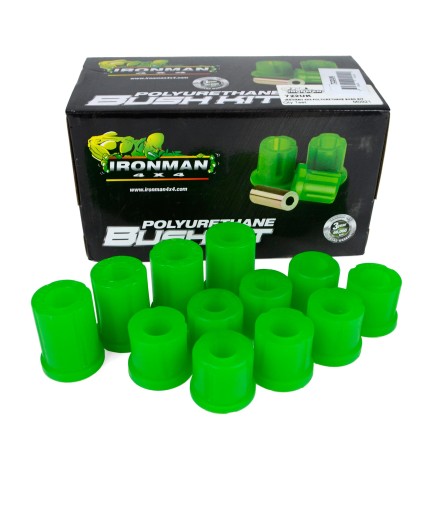 722UK - Nissan patrol k160 комплект поліуретанових втулок задніх пружин ironman 4x4