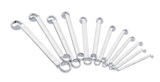 НАБІР КЛЮЧІВ НАКИДНИХ ДВОСТОРОННІХ 12 ШТ VIGOR