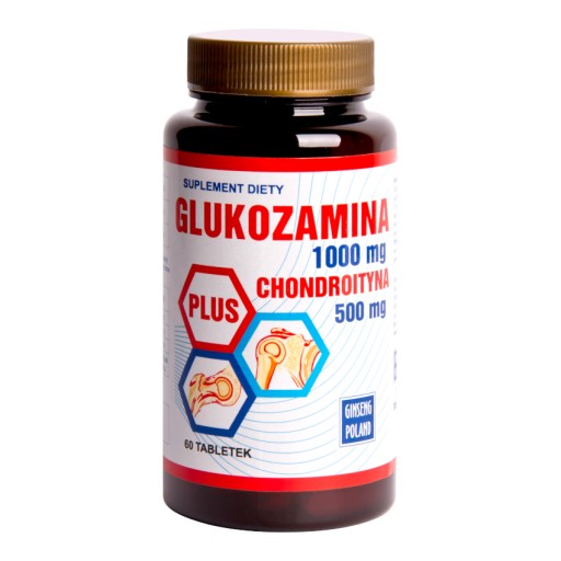 Glukosamín 1000mg + chondroitín 500mg, 60tabl. GINSENG Poland