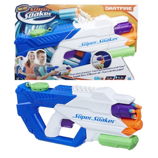 Pistolet Nerf Super Soaker Dartfire Woda Strza ki 13415948764
