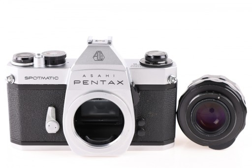 Analogowy Pentax Spotmatic SP II + Takumar 55/1.8 Supe ASAHI