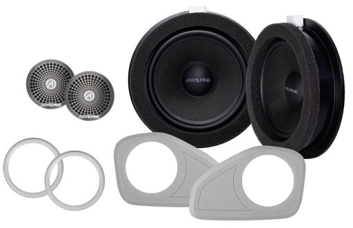 ALPINE SPC-106TRA7 ИДЕАЛЬНЫЙ ЗВУК ДЛЯ FORD TRANSIT 7 + CUSTOM + TOURNEO 7