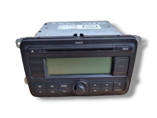 Radio samochodowe Skoda Fabia 2 5J 2007 5J0035161