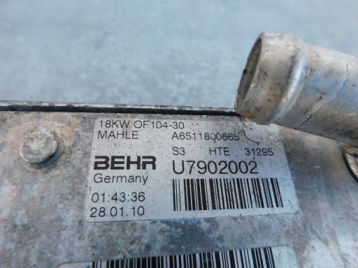 Mercedes Sprinter 906 2.2 CDI OM651 SCATOLA Filtro olio gas di … BEHR