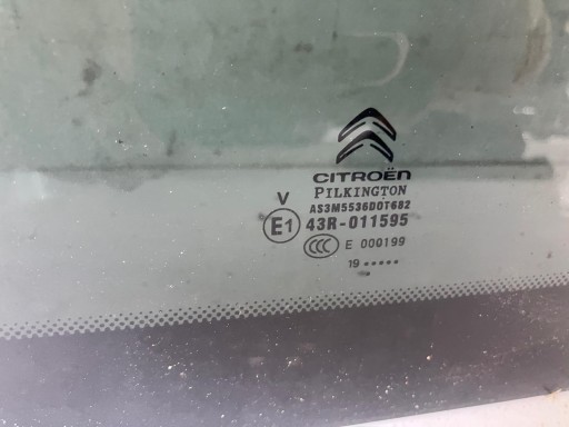 window door right rear part CITROEN C4 CACTUS 19 ROK
