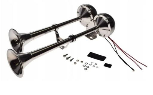 MSP3649.3166 - ЗВУКОВОЙ СИГНАЛ ВОЗДУХА ИЗ НЕРЖАВЕЮЩЕЙ ТРУБЫ КОМПРЕССОР МЕТАЛЛ ХРОМ