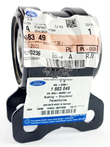 8V4J-3A262-AC - Сайлентблок переднего поперечного рычага ford kuga 2008-2012 гг. оригинал.