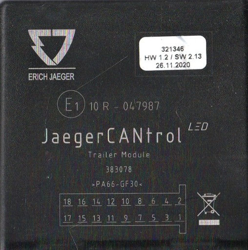 МОДУЛЬ ПРОВОДІВ ДЛЯ БУКСИРУЮЧОГО ГАКА ERICH JAEGER 737103