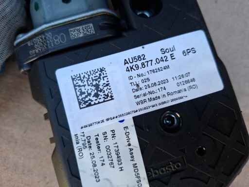 Motor Schiebedach Audi A6 C8 23R 4K9877042E