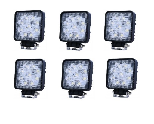 MD123x6 - ГАЛОГЕННАЯ ЛАМПА РАБОЧИЙ ПРОЖЕКТОР ВОДОНЕПРОНИЦАЕМЫЙ 6 ШТ