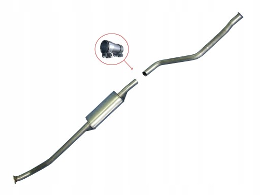 04.284 - CITROEN XSARA 1.4 1.6 2000-2005 СЕРЕДНІЙ ГЛУШНИК