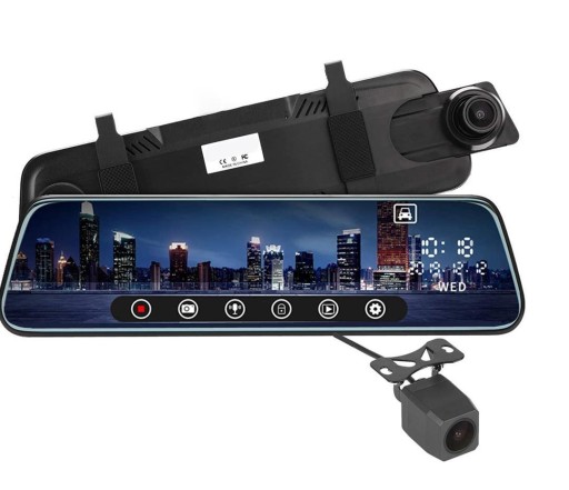 Видео рекордер 10 дюймов сенсорный 2 камеры для автобуса