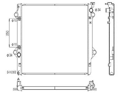 Радиатор двигателя koyorad pl011846r