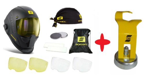 ESAB козырек маска SENTINEL A60 + подножка mig