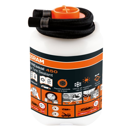 ГЕРМЕТИК ДЛЯ АВТОМОБИЛЬНЫХ ШИН Osram Sealant Repair for