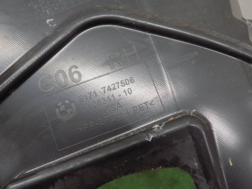 BMW X6 G06 mudguard right m-packet 7427508 7427506