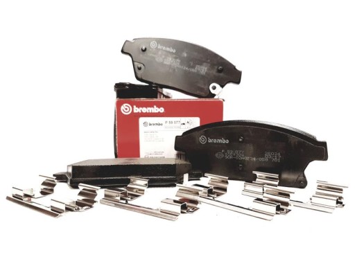 59 077 - ТОРМОЗНЫЕ КОЛОДКИ BREMBO ПЕРЕДНИЕ CHEVROLET CRUZE