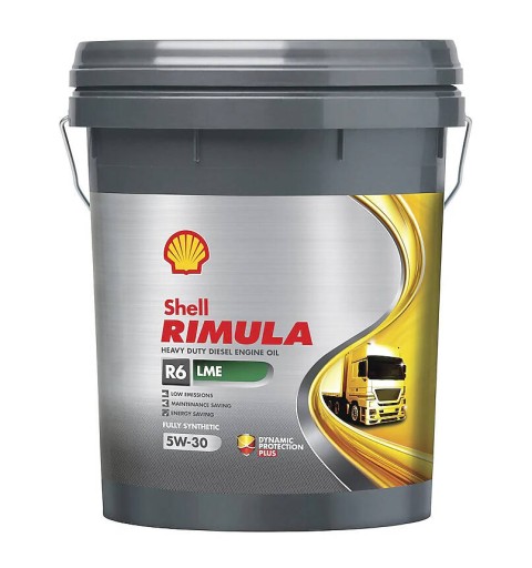 Синтетическое моторное масло Shell Rimula 20 л 5W-30.
