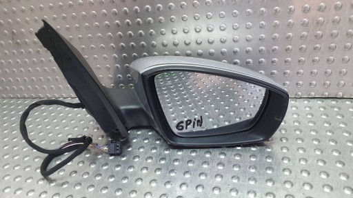 mirror right VW POLO 6R 6 PIN 08- 6R1857502